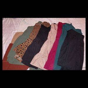 Shien Blouses And Dress Pant Bundle